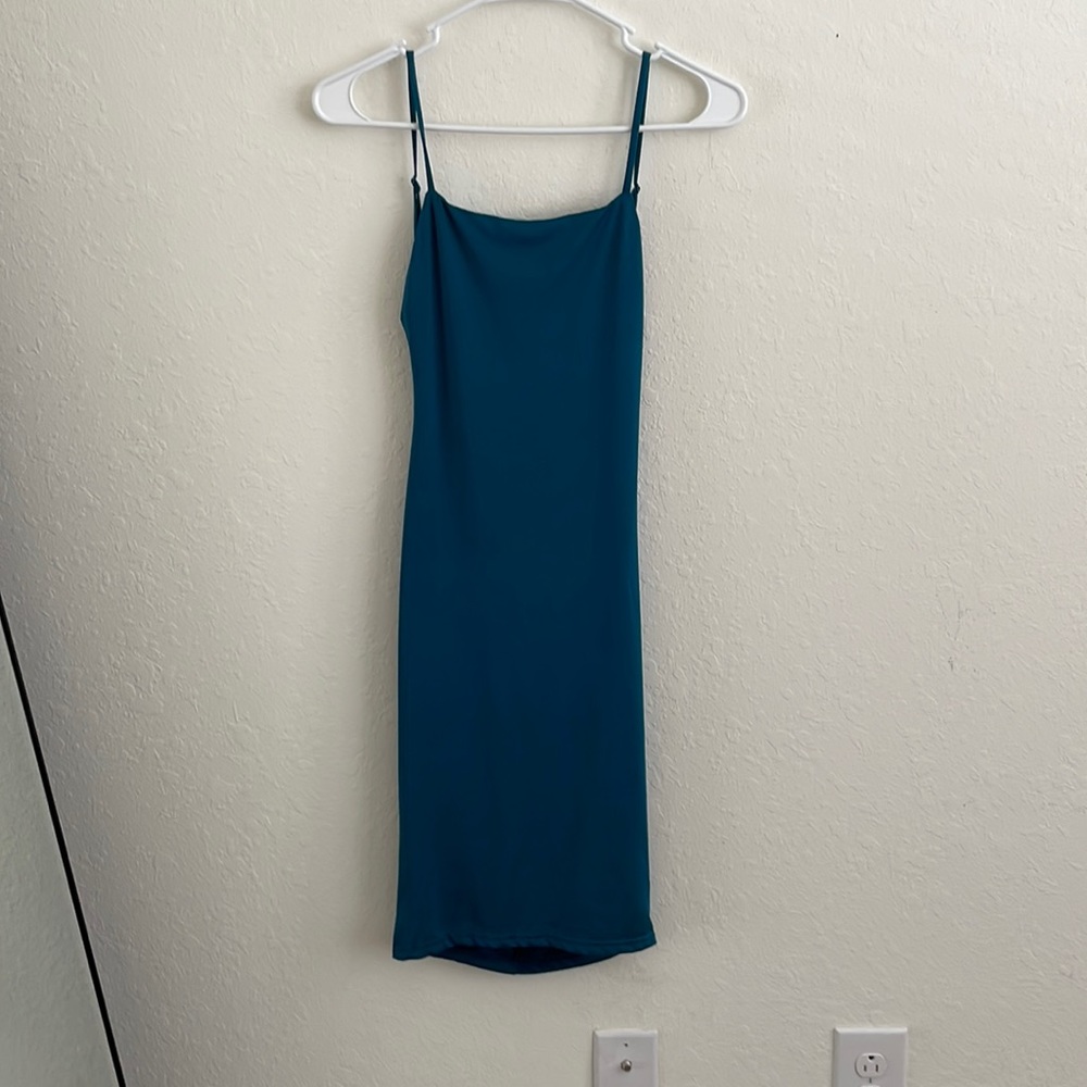 Low open back dress